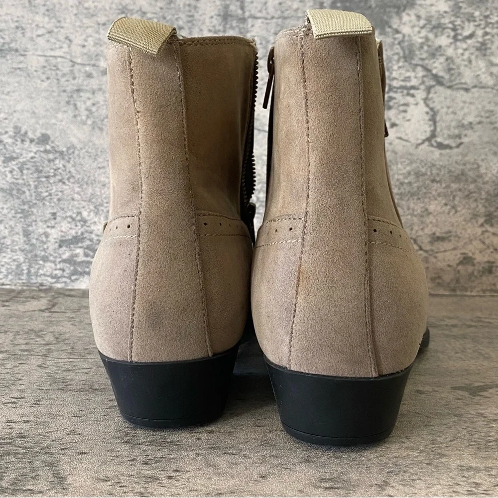 ASOS Suede Chelsea boots Sz 11 - Picture 4 of 5